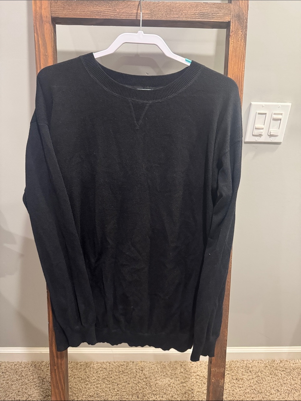 Staccato Black Women's Crewneck Sweater